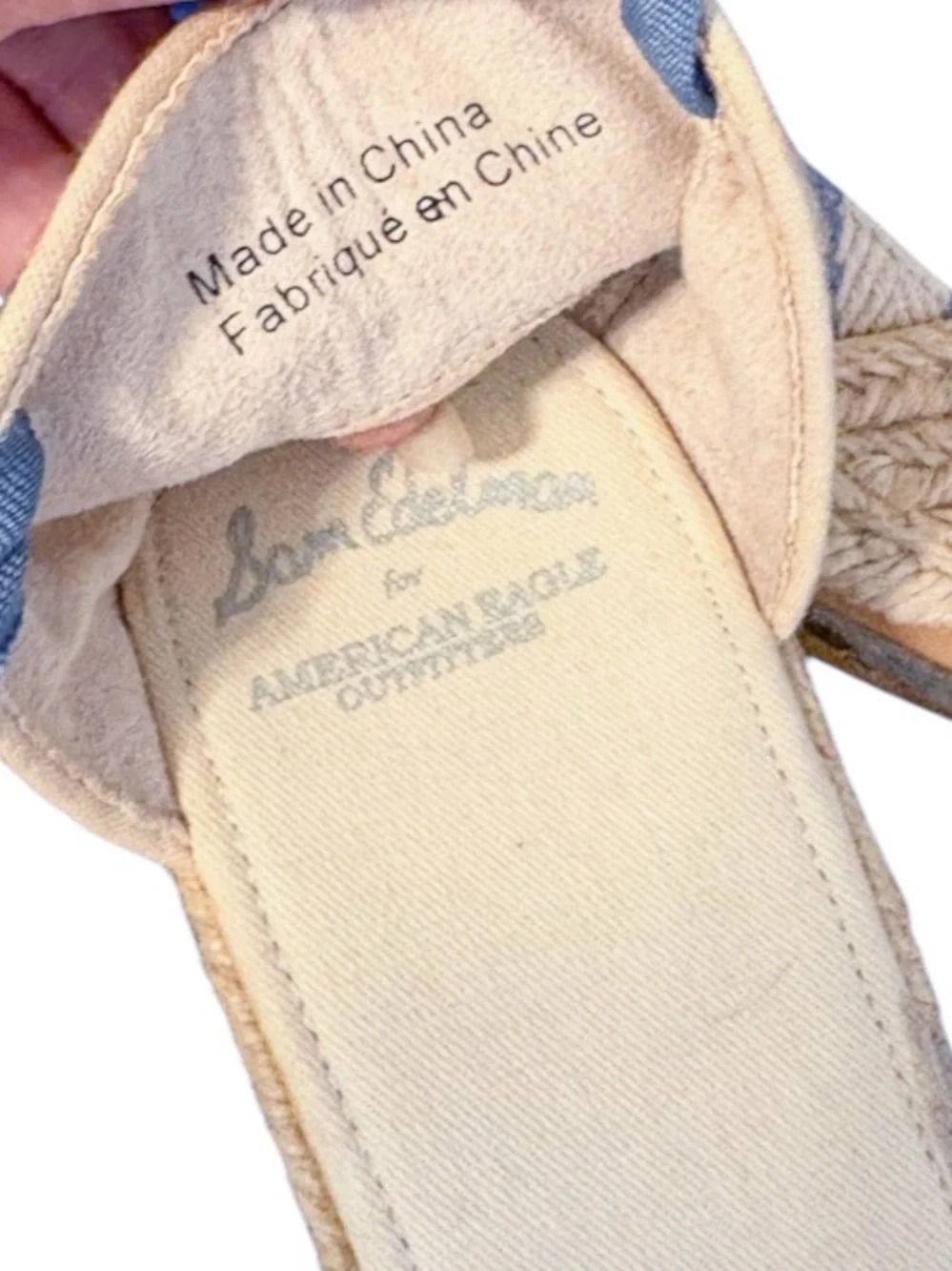 Sam Edelman for American Eagle Outfitters Striped Lace Up Espadrilles